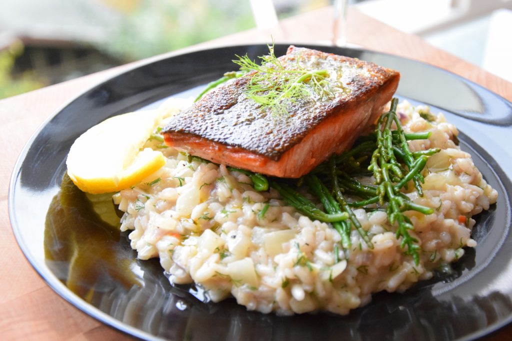 Risotto met venkel, zalm en zeekraal - ANNIEPANNIE