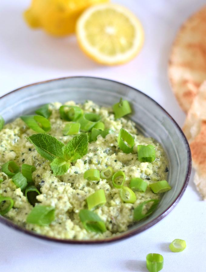 Courgettespread met feta en bosui - Anniepannie