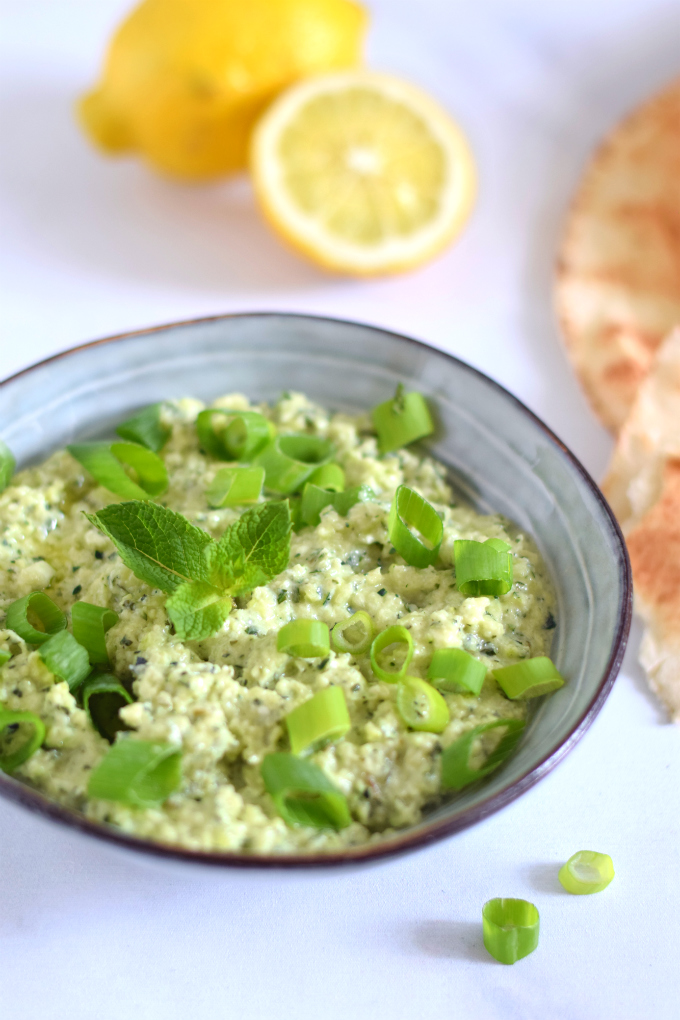 Courgettespread met feta en bosui - Anniepannie