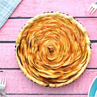Franse appeltaart in de vorm van een roos - Anniepannie.nl