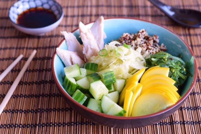 Quinoa bowl met makreel - Anniepannie.nl