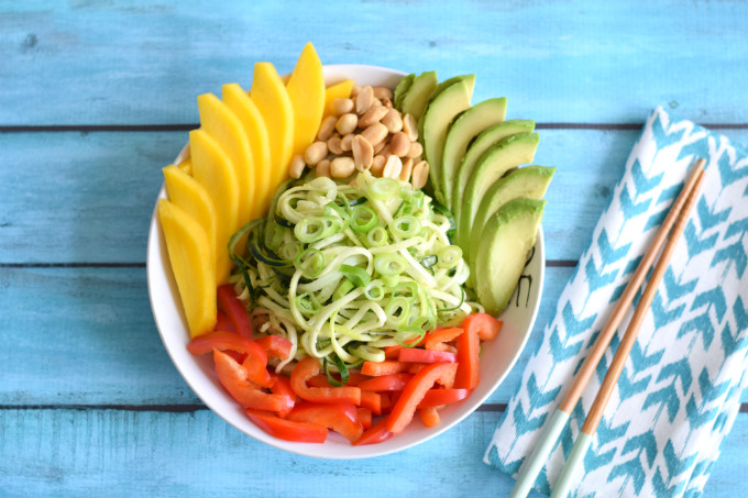 salade bowl met mango - Anniepannie.nl