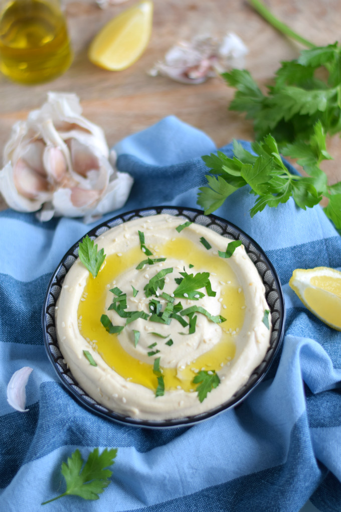 Gladde hummus zoals in een restaurant - Anniepannie.nl