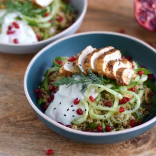 Couscous met kip en komkommer - Anniepannie.nl