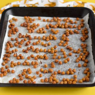 Krokante kikkererwten - Geroosterde kikkererwten - Anniepannie.nl