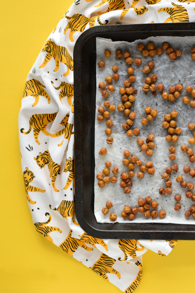 Krokante kikkererwten geroosterd in de oven - Anniepannie.nl