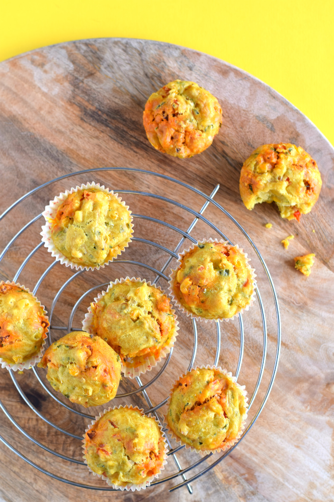 Hartige muffins met chorizo en mais - Anniepannie