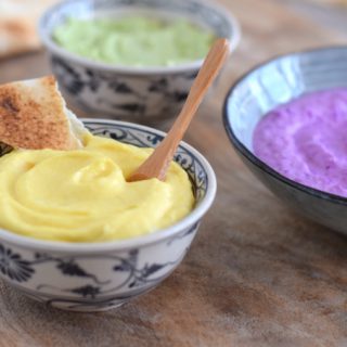 Mango feta dip met platbrood - Anniepannie