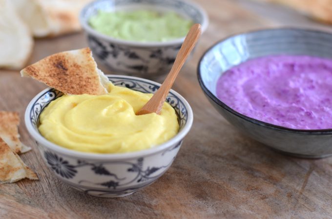 Mango feta dip met platbrood - Anniepannie