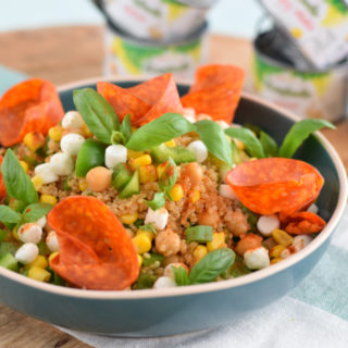 Quinoa salade met chorizorozen - Anniepannie