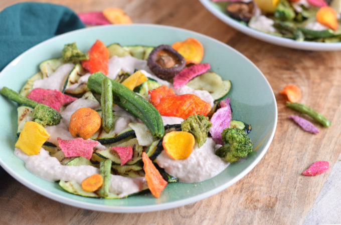 courgetti tonnato - gegrilde courgette met tonijnsaus - Anniepannie