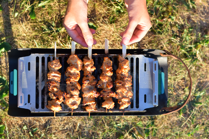 Libanese kipspiesjes BBQ - Shish Taouk - Anniepannie