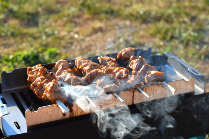 Libanese kipspiesjes op de barbecue - Anniepannie