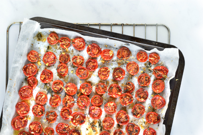 Gedroogde tomaatjes uit de oven - Anniepannie