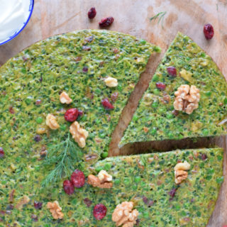 Kuku sabzi met doperwten - Perzische kruidenomelet | Anniepannie
