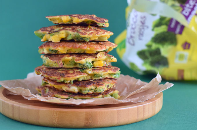 Maiskoekjes met broccoli en feta - Anniepannie