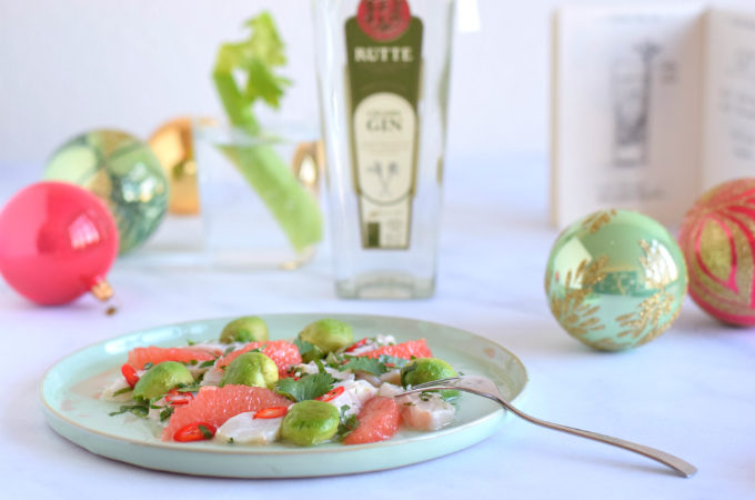 Ceviche van zeebaars met gin en grapefruit - Anniepannie