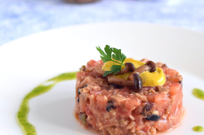 vegan steak tartare - anniepannie