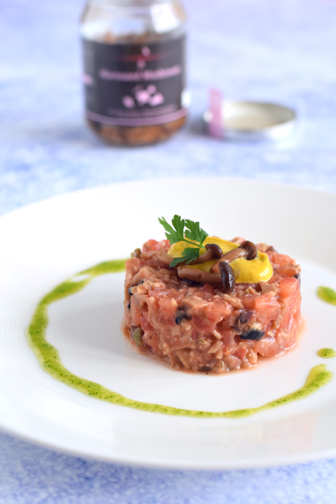 Makkelijke Kerst voorgerechten | vegan steak tartare - anniepannie