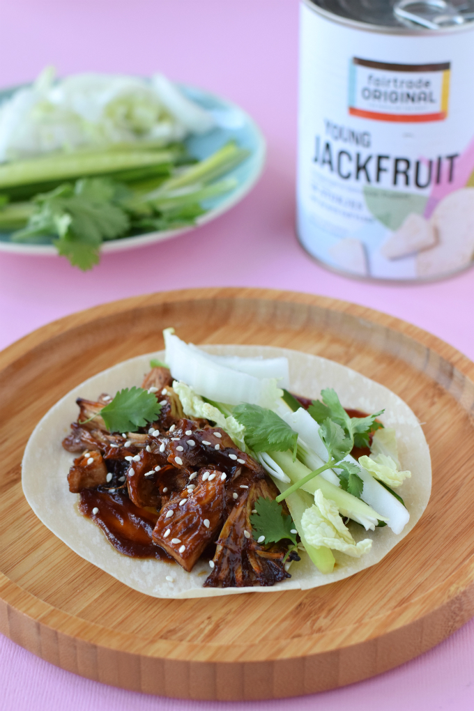 Vegan hoofdgerechten | Chinese jackfruit pannenkoekjes - anniepannie