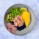 Poke bowl met zalm thumbnail - Anniepannie