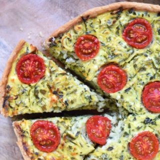 courgette quiche met feta - ANNIEPANNIE