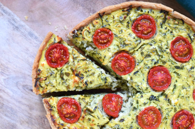 courgette quiche met feta - ANNIEPANNIE