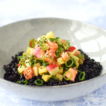 poke bowl met appel en zalm - ANNIEPANNIE