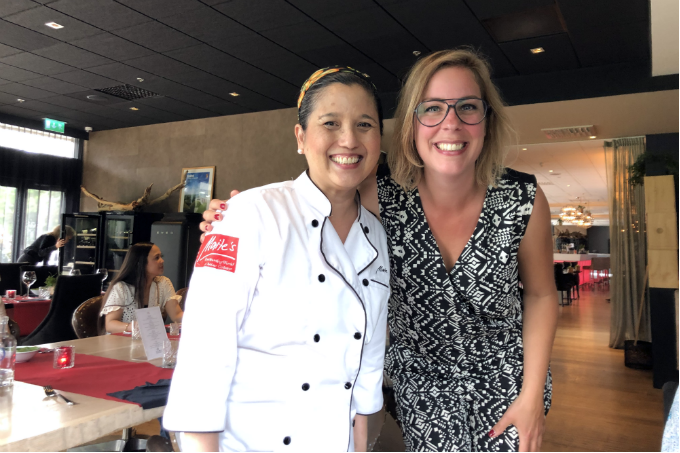 Filipijns eten in Den Haag - chef Maite en Andrea