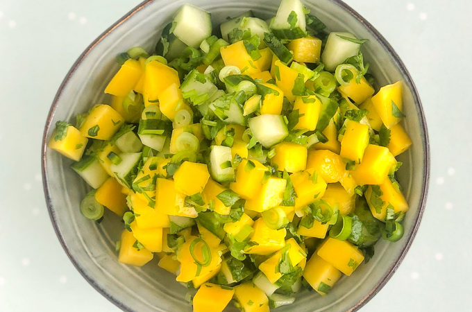 Mango salsa met komkommer - ANNIEPANNIE