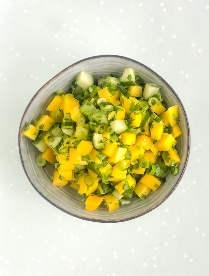 Mango salsa met komkommer - ANNIEPANNIE