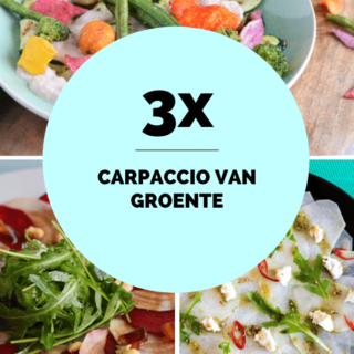Carpaccio van groente - 3x Groentecarpaccio | ANNIEPANNIE