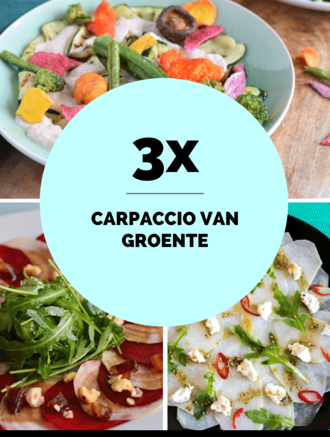 Carpaccio van groente - 3x Groentecarpaccio | ANNIEPANNIE