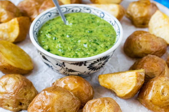 Ovenaardappels met salsa verde - ANNIEPANNIE