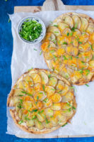 Pizzas van platbrood en aardappel ANNIEPANNIE