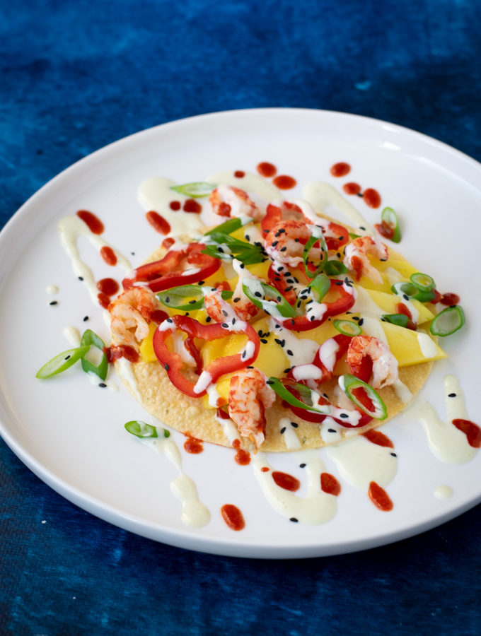 Loaded papadum met mango - ANNIEPANNIE