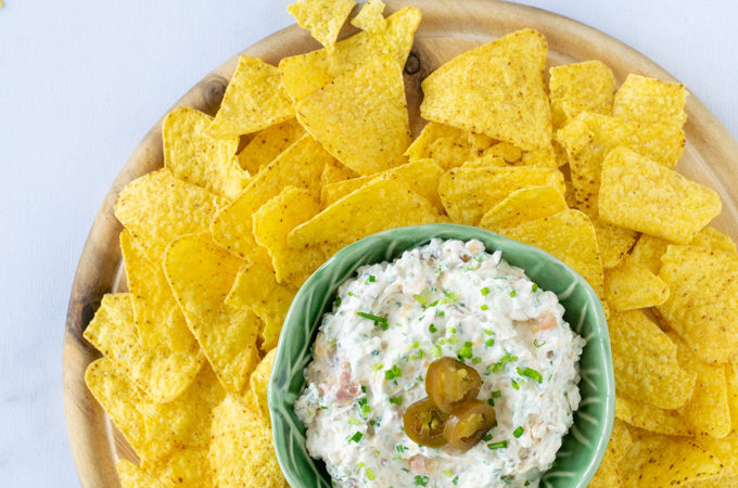 roomkaasdip met jalapeno en spekjes - ANNIEPANNIE