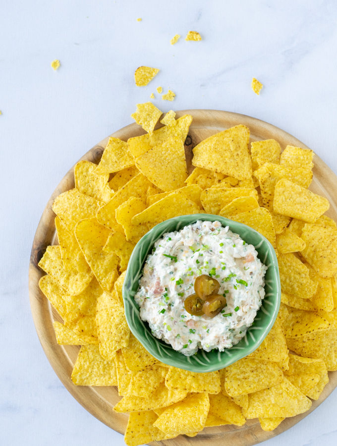 roomkaasdip met jalapeno en spekjes - ANNIEPANNIE