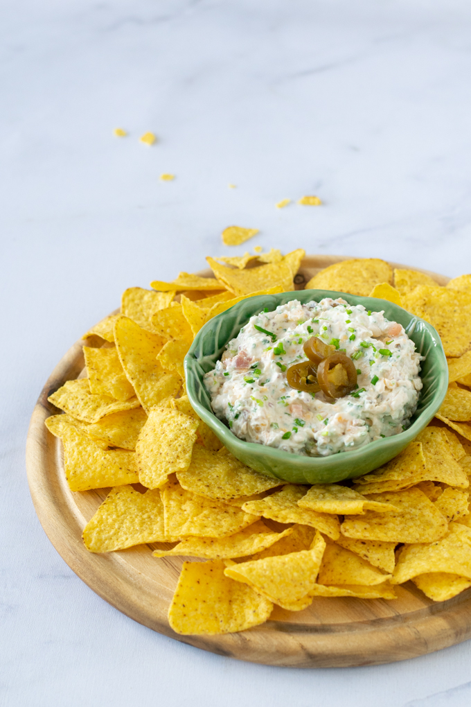 roomkaasdip met nachos - ANNIEPANNIE