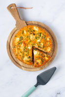 Quiche met feta harissa en spinazie - Anniepannie