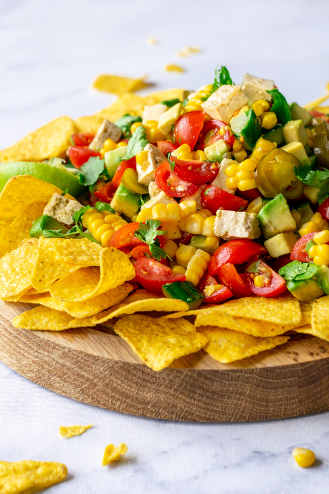 Mexicaanse salade met tortillachips - ANNIEPANNIE