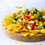 Mexicaanse salsa salade met nacho's on the side - ANNIEPANNIE