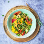 Wok recept met noedels en mango