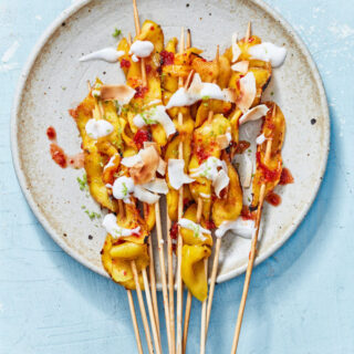 Sate van mango | Mango saté - Foto Remko Kraaijeveld