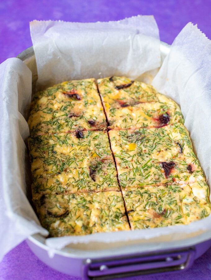 Frittata uit de oven met bietjes en feta - ANNIEPANNIE