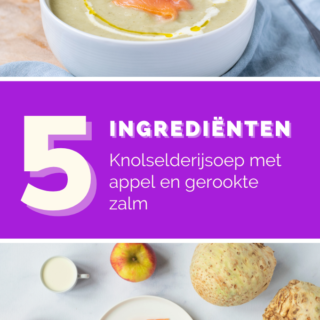 Knolselderijsoep met appel en gerookte zalm - ANNIEPANNIE