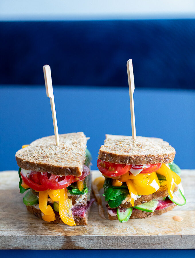 Regenboog sandwiches - Brunch - ANNIEPANNIE